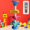 Baby Toy, Mini Spinner, Educational Toy, Tower, Kids Spinning Toy, Puzzle Funny Rotating Tower Toy High Quality Gift for Baby Brain Game Mini Capable of Developing Big Brains Toy (1 Pc)