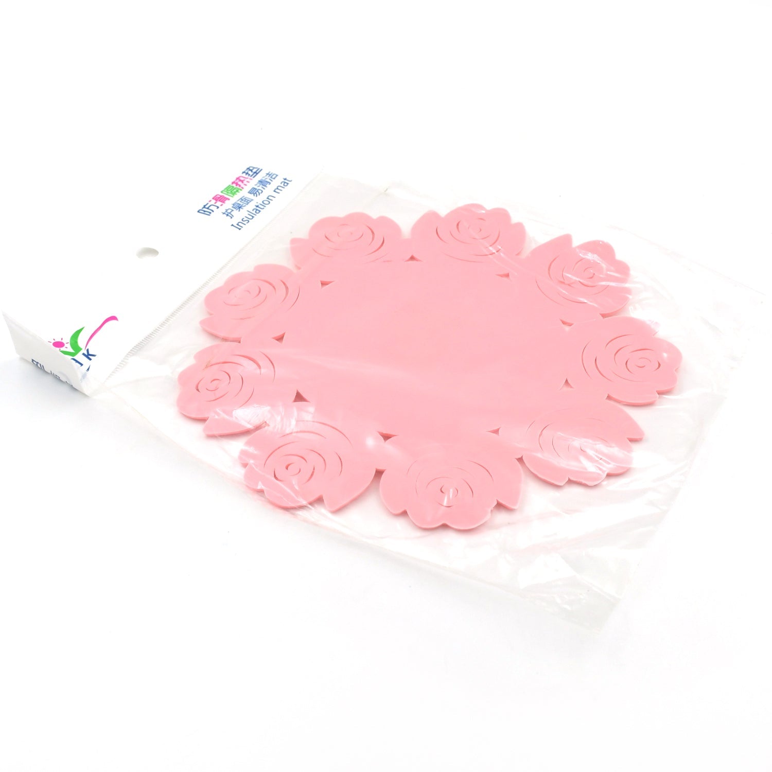 Multifunctional Placemat: Plate & Cup Mat in One (Rose/Circular)