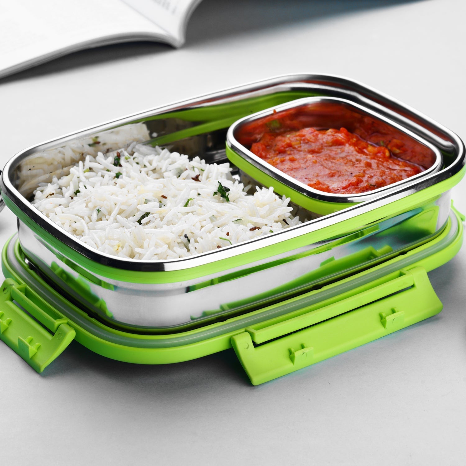 8131 stainless Steel Lunch Pack for Office & School Use 