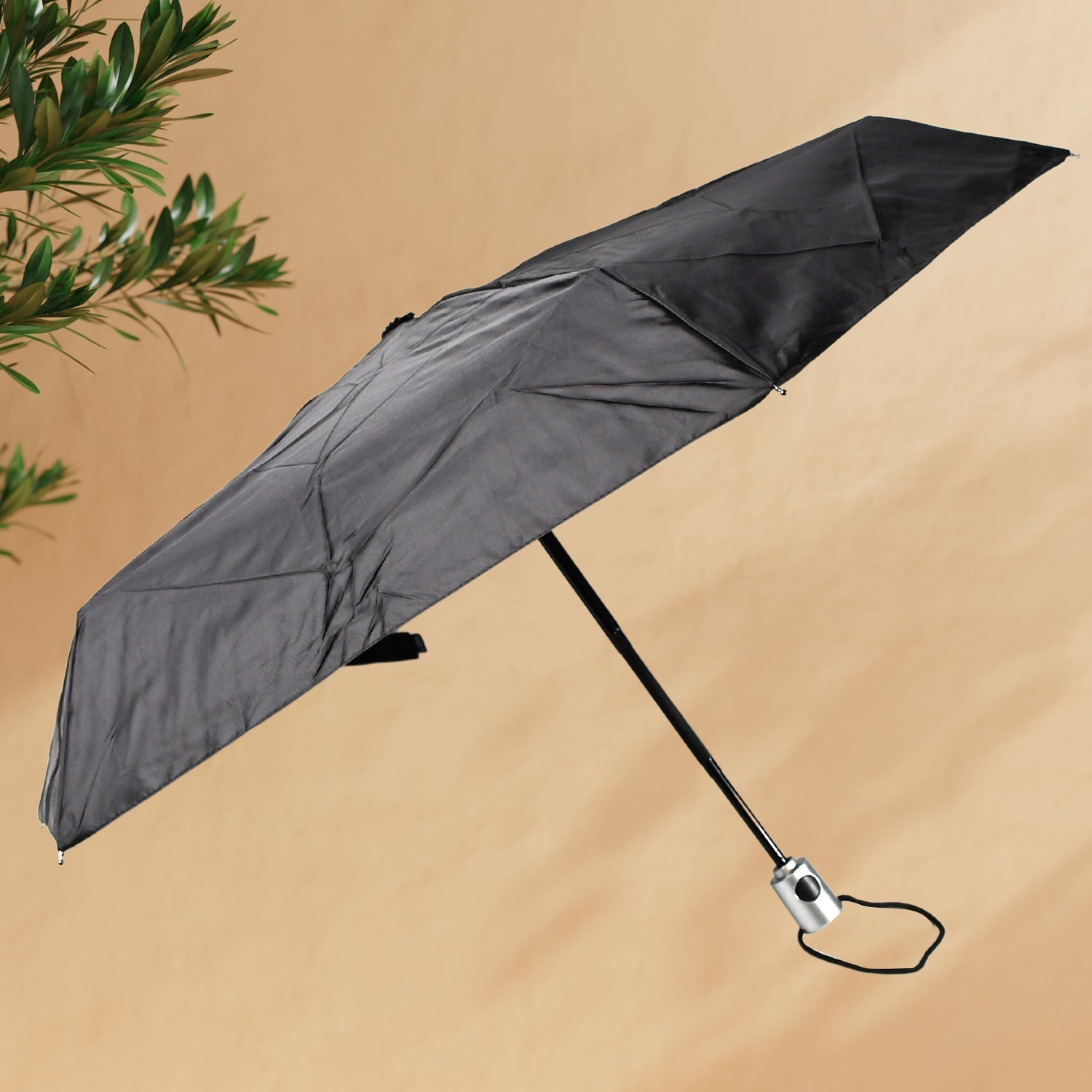 6817  Windproof Travel Umbrella - Compact, Light, Automatic, Strong and Portable - Wind Resistant, Small Folding Backpack Umbrella for Rain 