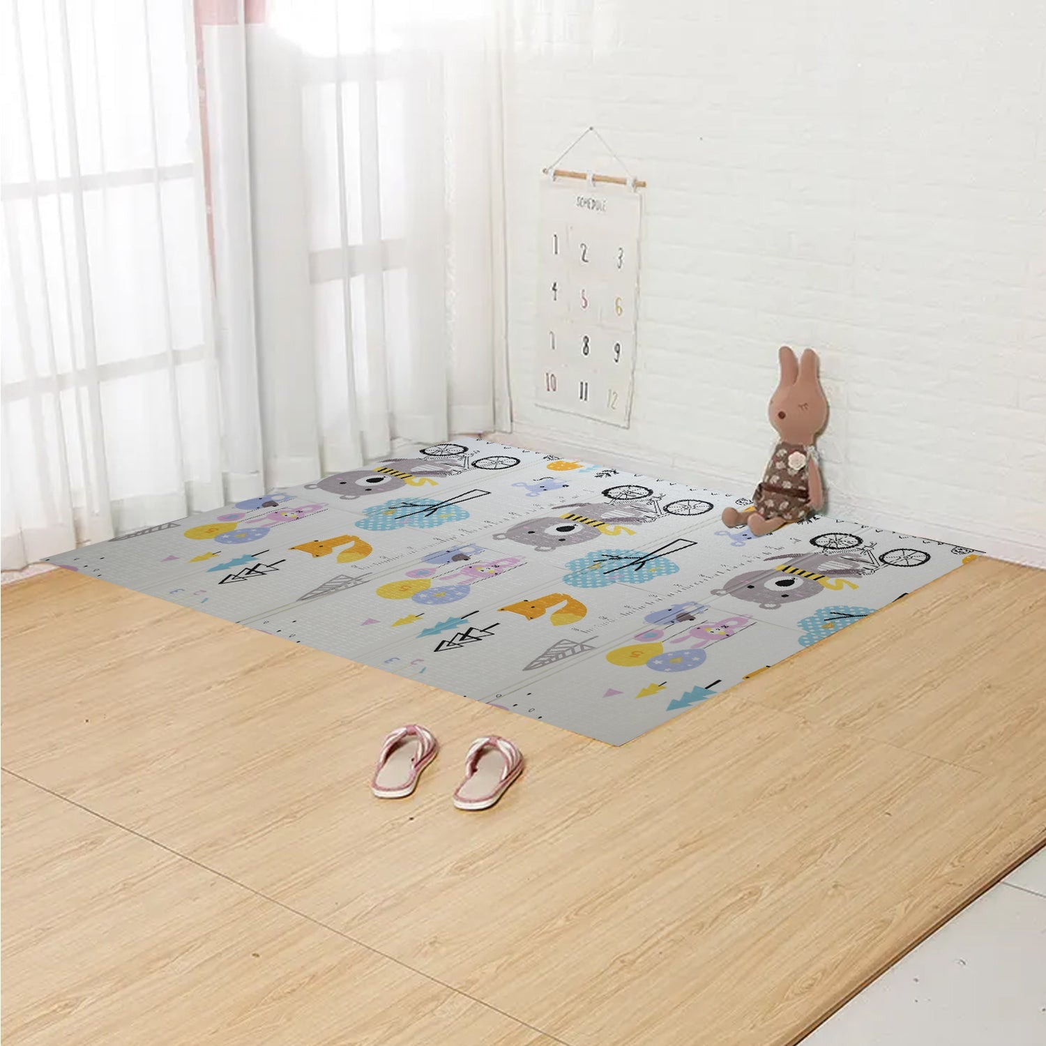 Baby Play Mat, Foam Play mat for Play Mat Baby Floor Play Baby Crawling Mat Large Soft Thick Baby Mat, Water-Proof Reversible Toxic Free (197x176 cm)