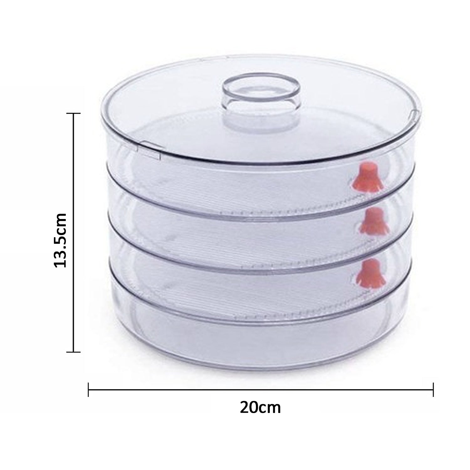 070 Plastic 4 Compartment Sprout Maker, White MPS Traders