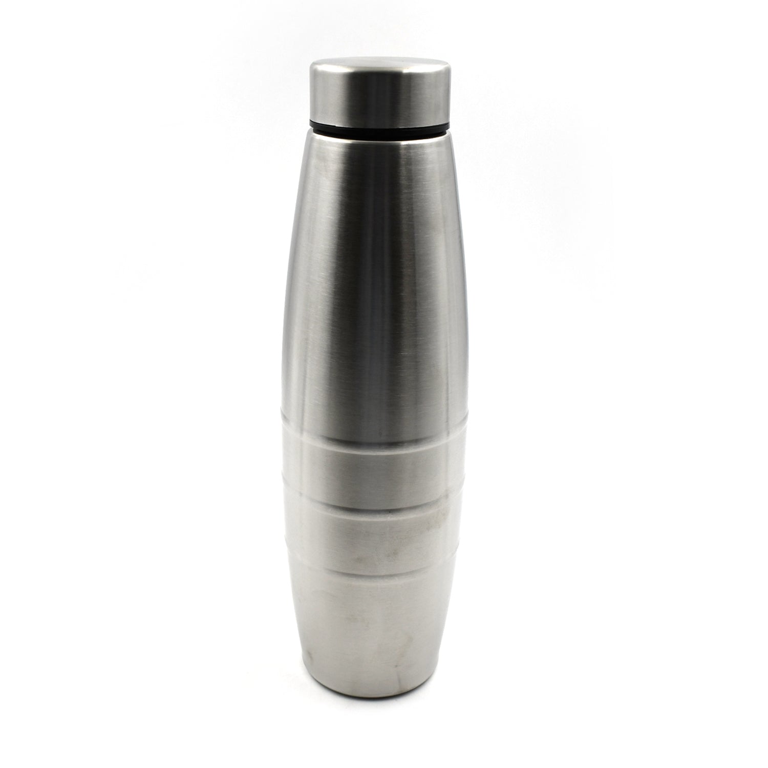 Stainless Steel Sports Water Bottles, BPA Free and Leak Proof Cap and Steel Bottle silver, Steel fridge Bottle For office/Gym/School 1000 Ml