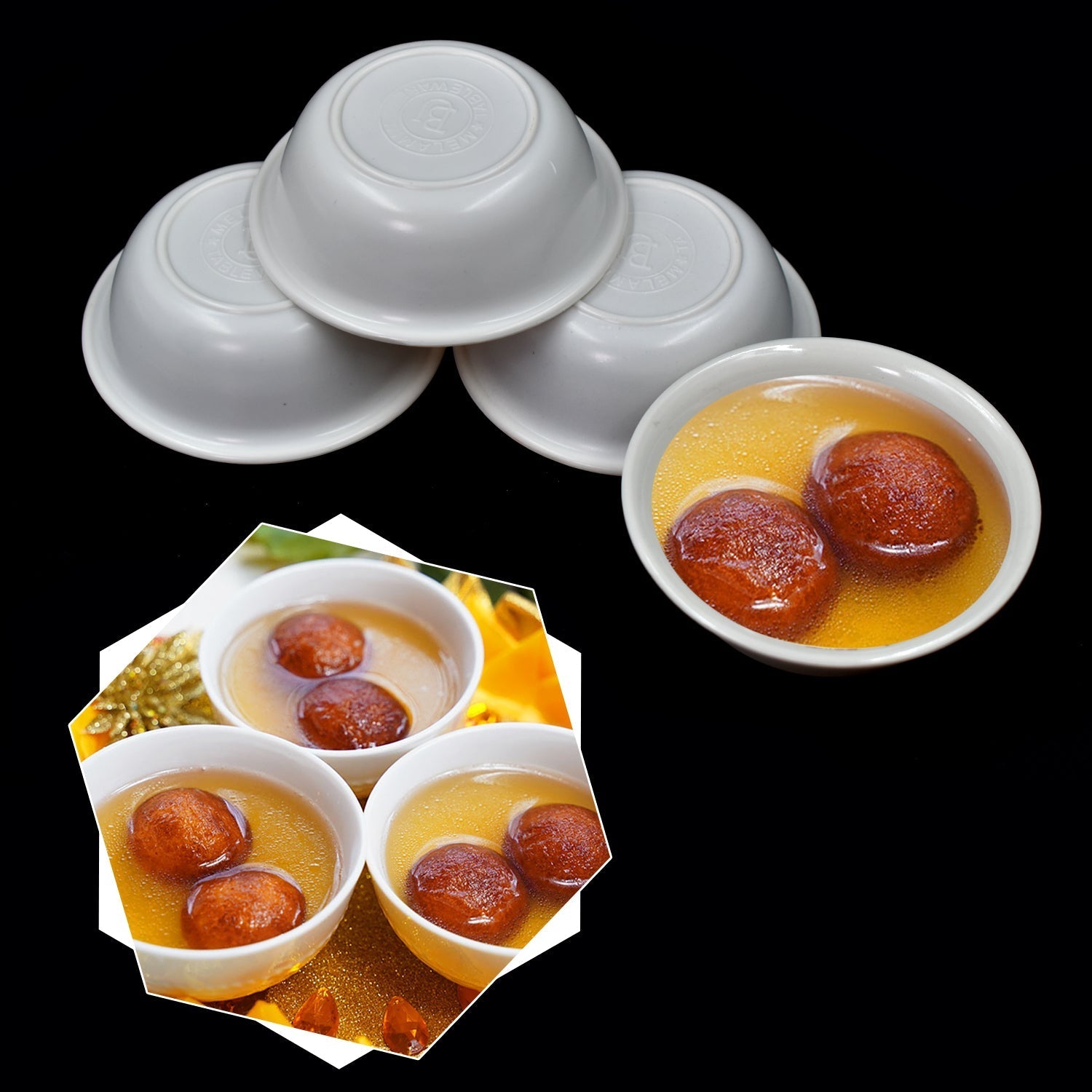 2738 5 Pc Pudding Set used as a cutlery set for serving food purposes and sweet dishes and all in all kinds of household and official places etc. 