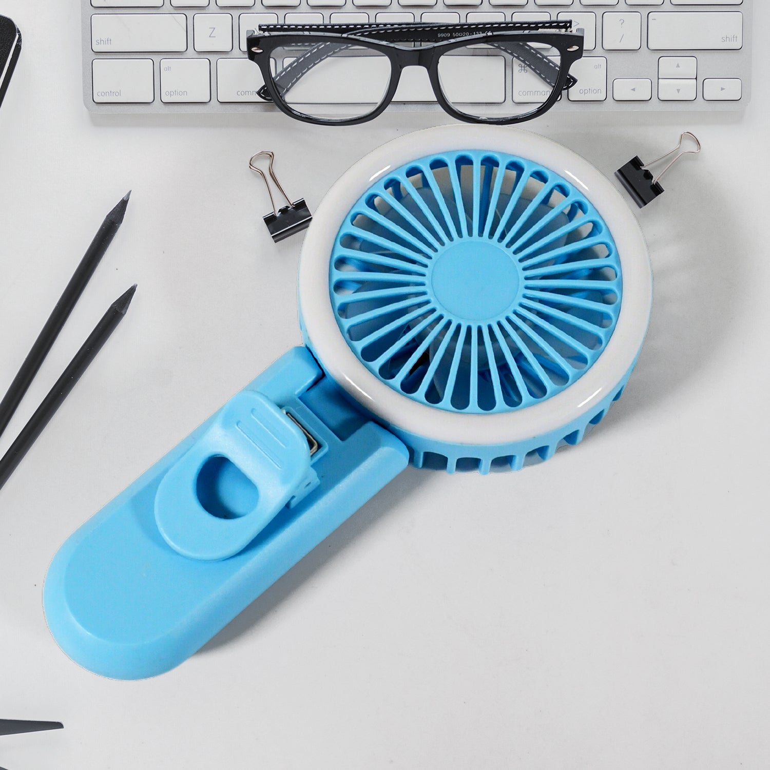 Clip Fan With Light, home, kitchen, Office Portable Fan, Rechargeable Fan