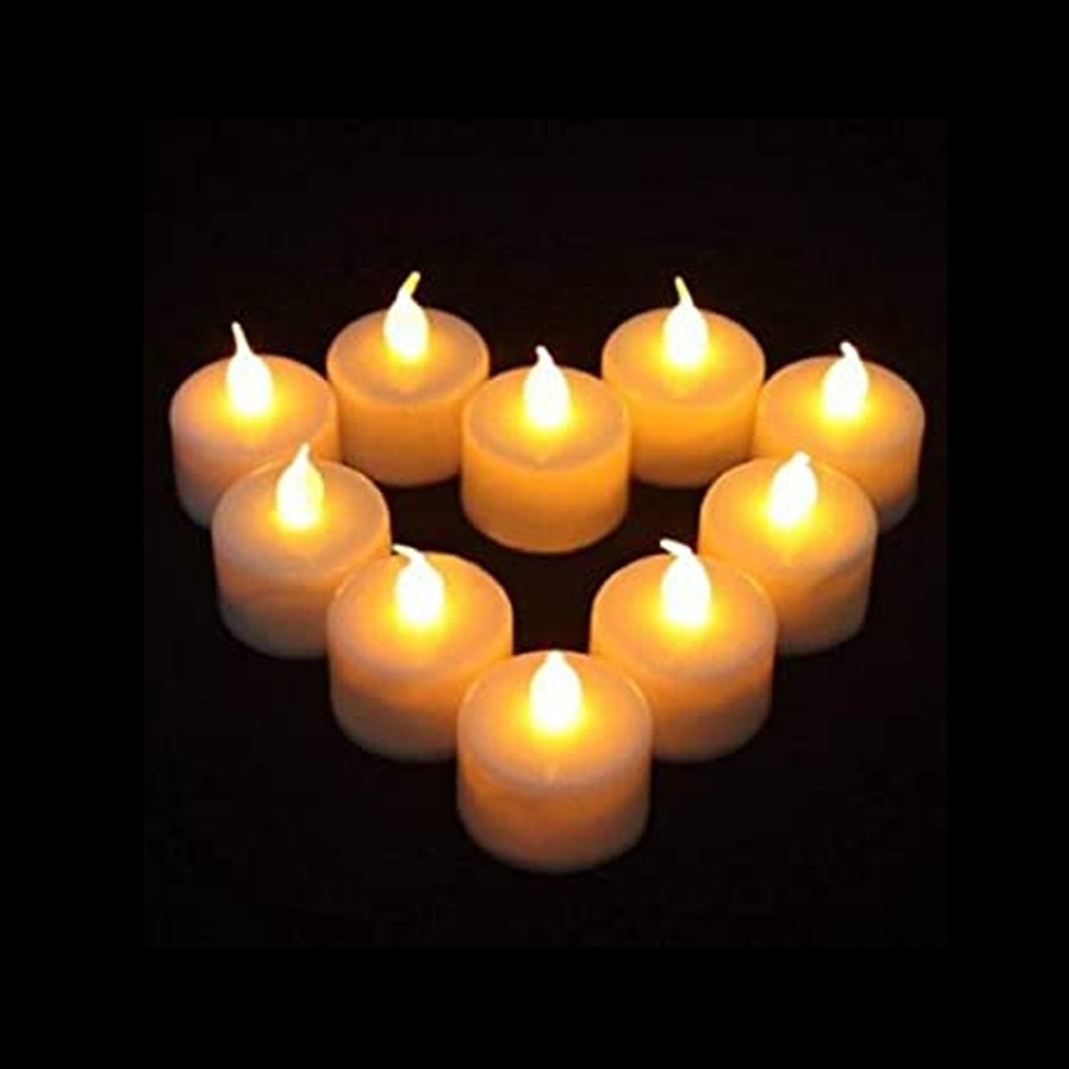 Festival Decorative - LED Tealight Candles (White, 24 Pcs)