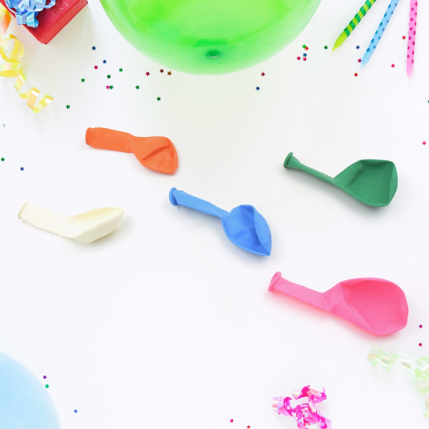 Multicolor Balloons Kinds of Latex Balloons for Birthday / Anniversary / Valentine's / Wedding / Engagement Party Decoration Birthday Decoration Items for Kids Multicolor (24 Pcs Set)