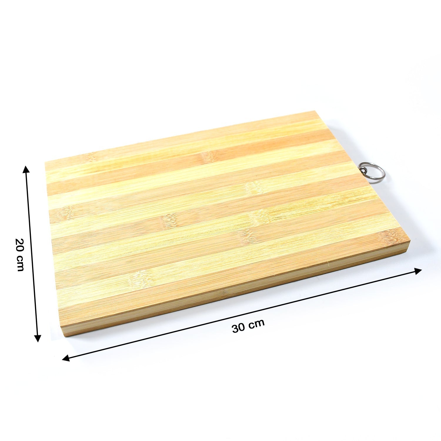 2193 Natural Wood Chopping Cutting Board for Kitchen Vegetables, Fruits & Cheese, BPA Free. 