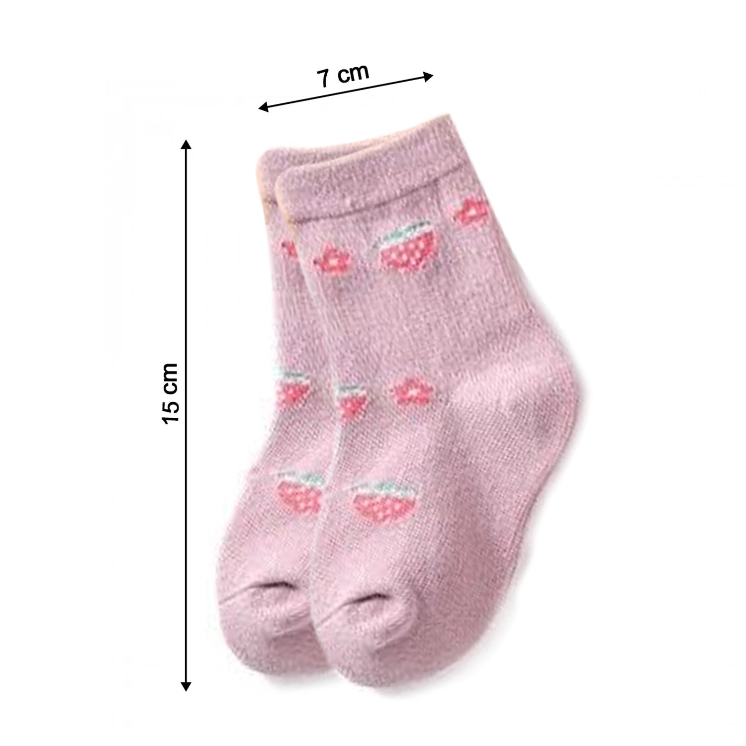 7303 Socks Breathable Thickened Classic Simple Soft Skin Friendly For Kids 