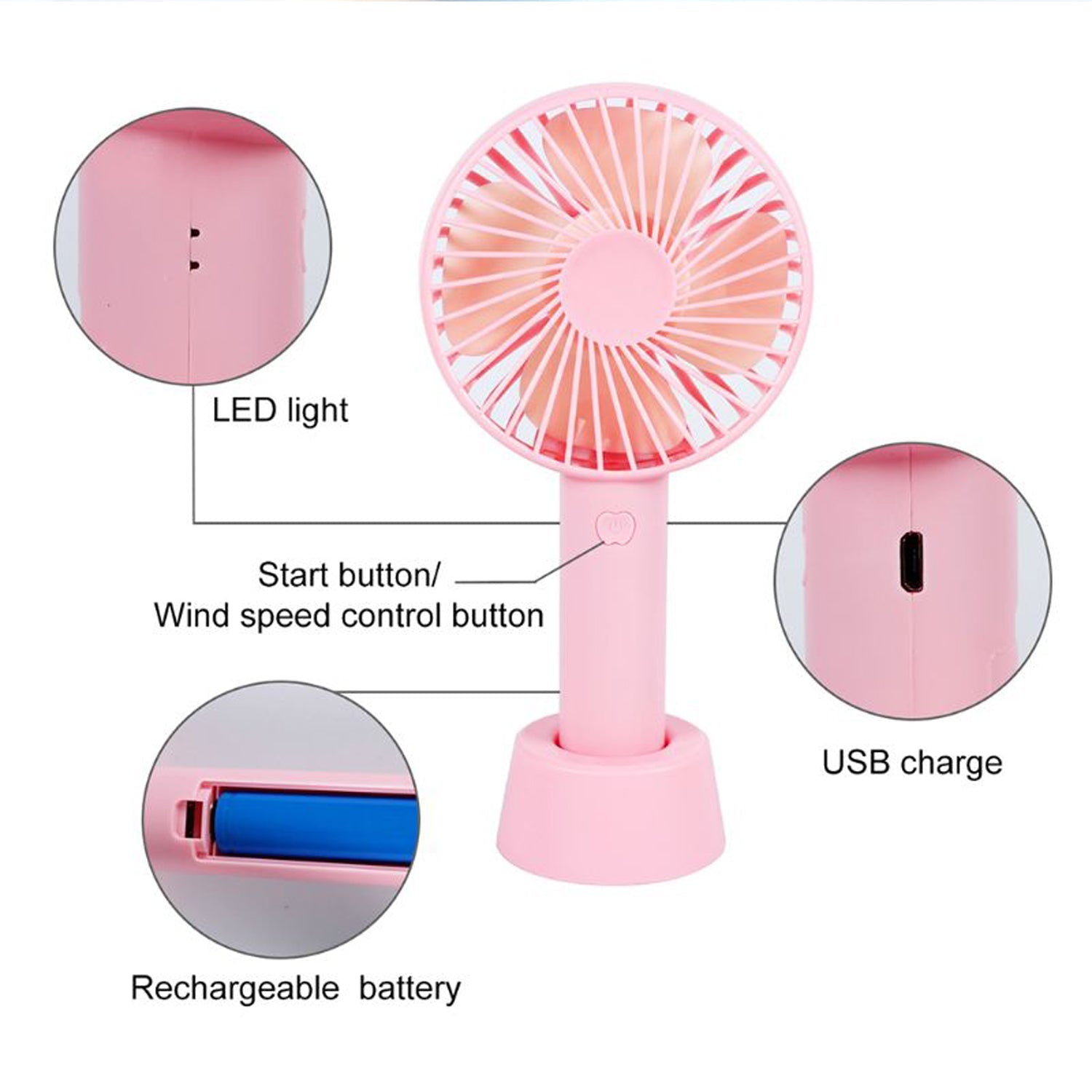 4787 Portable Handheld Fan used in summers in all kinds of places including household and offices etc. 