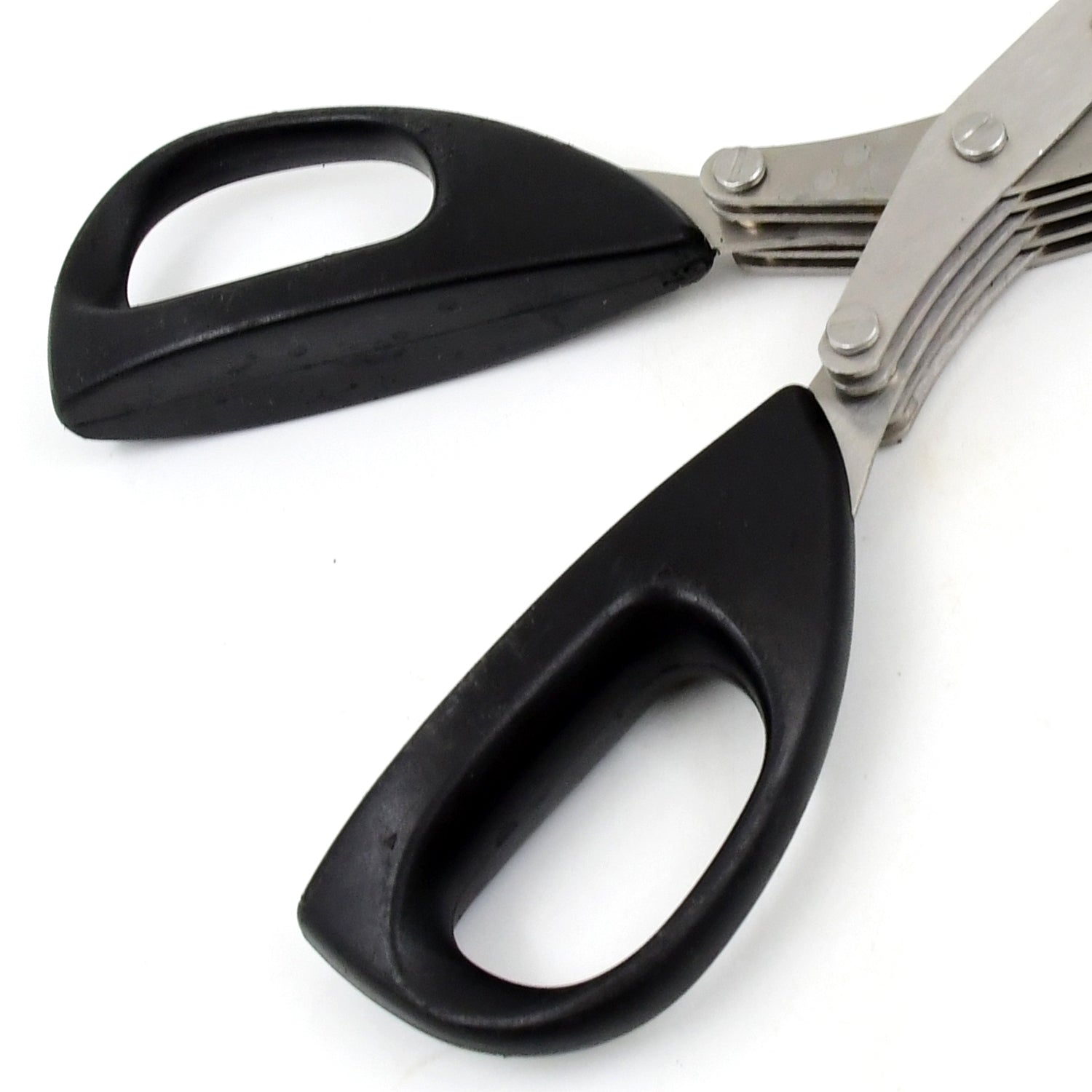 Multifunction Vegetable Stainless Steel Herbs Scissor With Multi Blades (1 Pc / Mix Design)