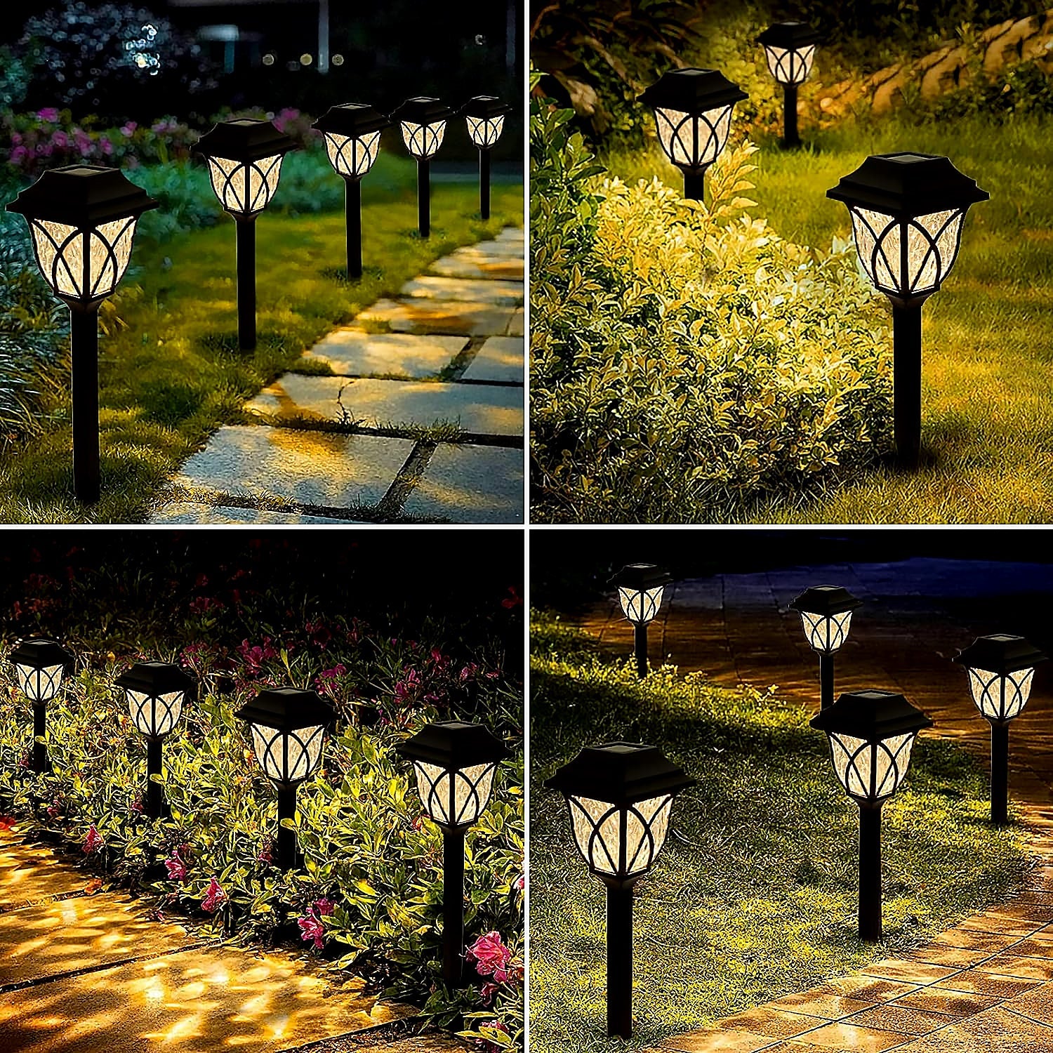 Solar Garden Lights LED Outdoor Stake Spotlight Fixture for Garden Light (Pack of 2pc )