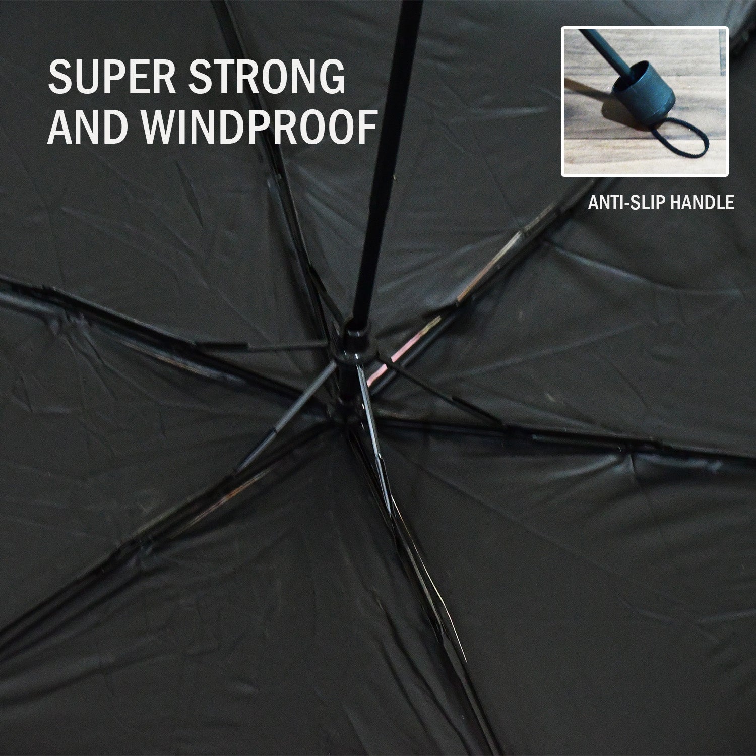 3-Fold Sun & Rain Protective Foldable Umbrella (1 Pc)