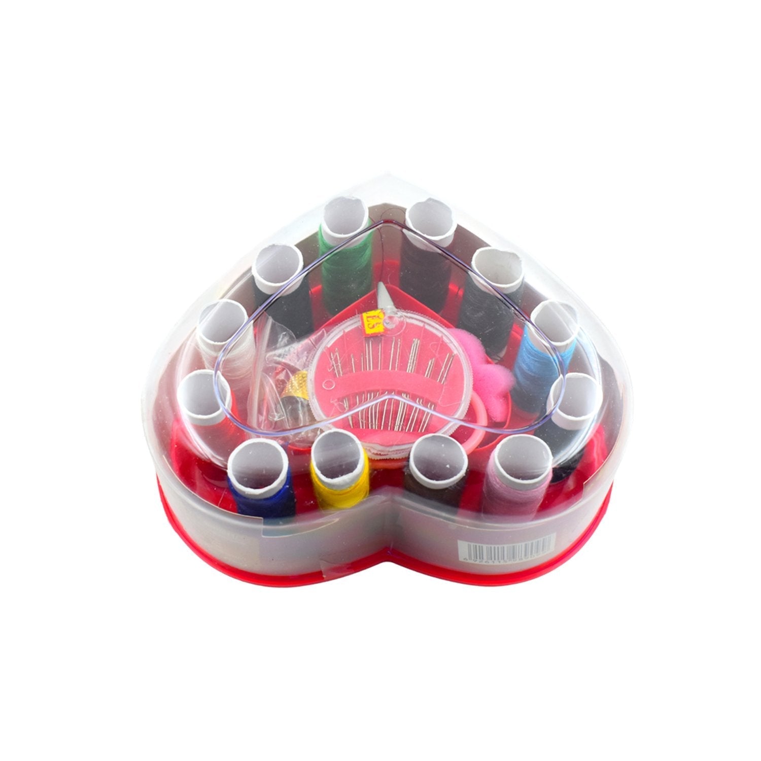 6045 Heart-Shaped Sewing Box Multi-Functional Convenient Sewing Tools 