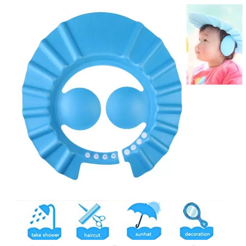 0378 Adjustable Safe Soft Baby Shower cap MPS Traders