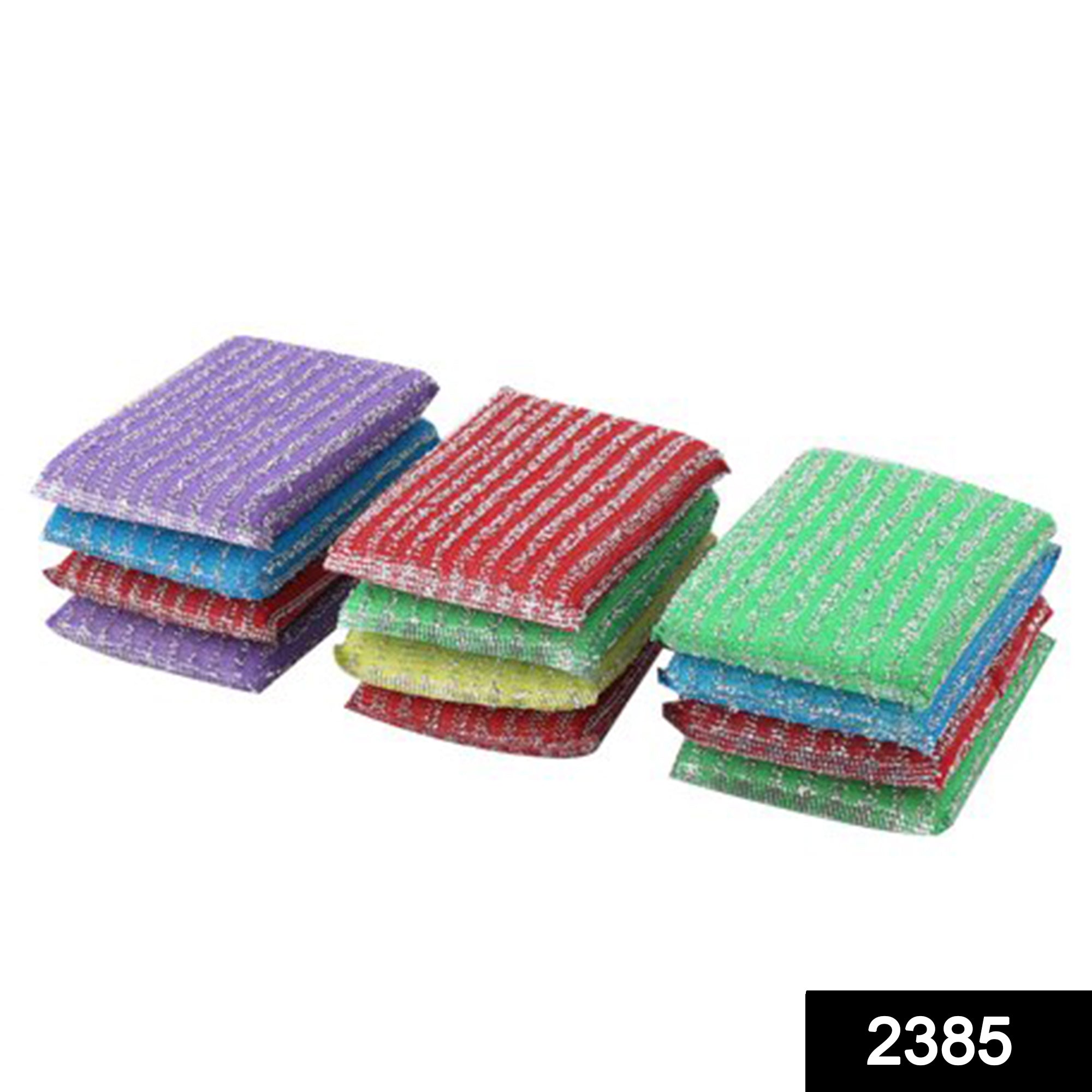 2385 Scratch Proof Kitchen Utensil Scrubber Pad (Pack of 12) 