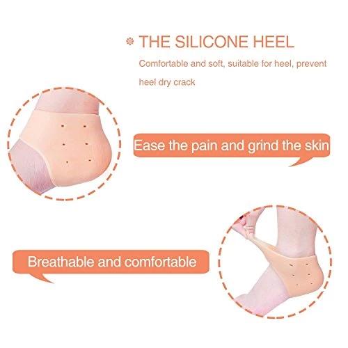 339 Moisturizing Skin Softening Silicone Gel for Dry Cracked Heel Repair (Multicolour) MPS Traders