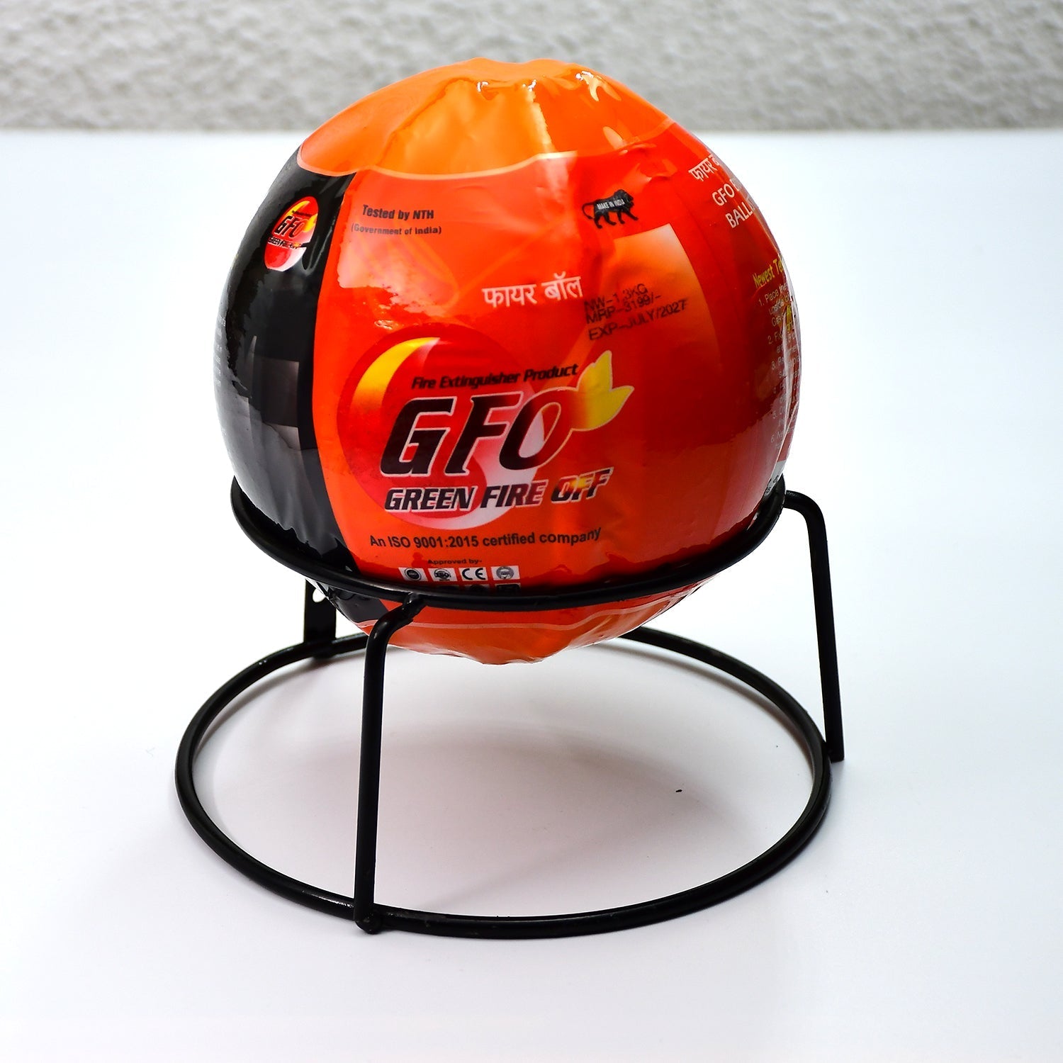 4971 GFO (Green Fire Ball) Automatic Fire Safety Ball for Office School Warehouse Home | FIRE Extinguisher Ball. 