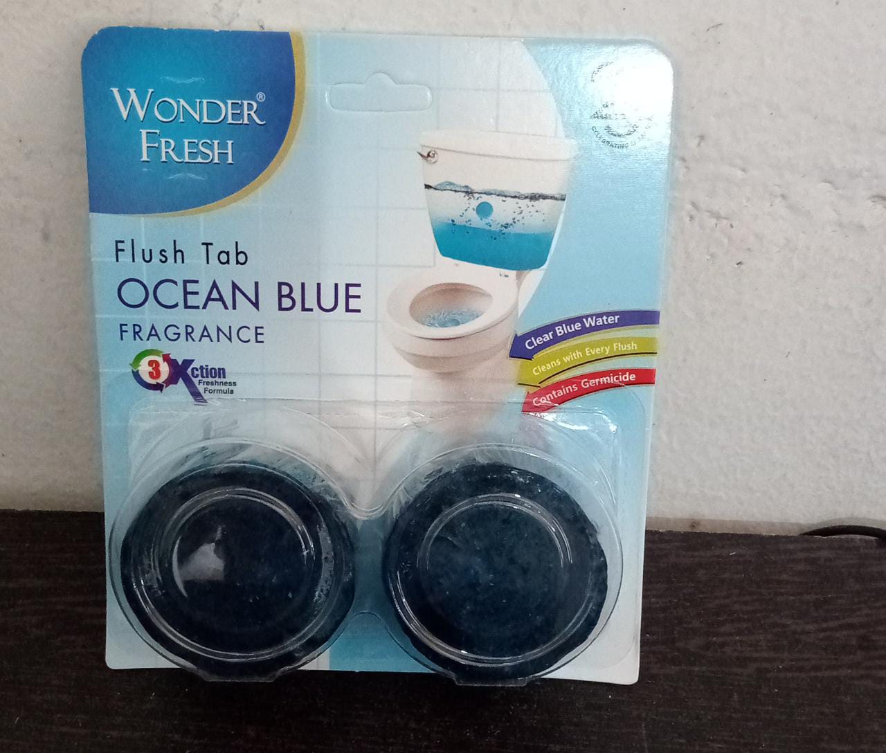 Toilet Cleaner Flush Tab Ocean Blue 100 Gram