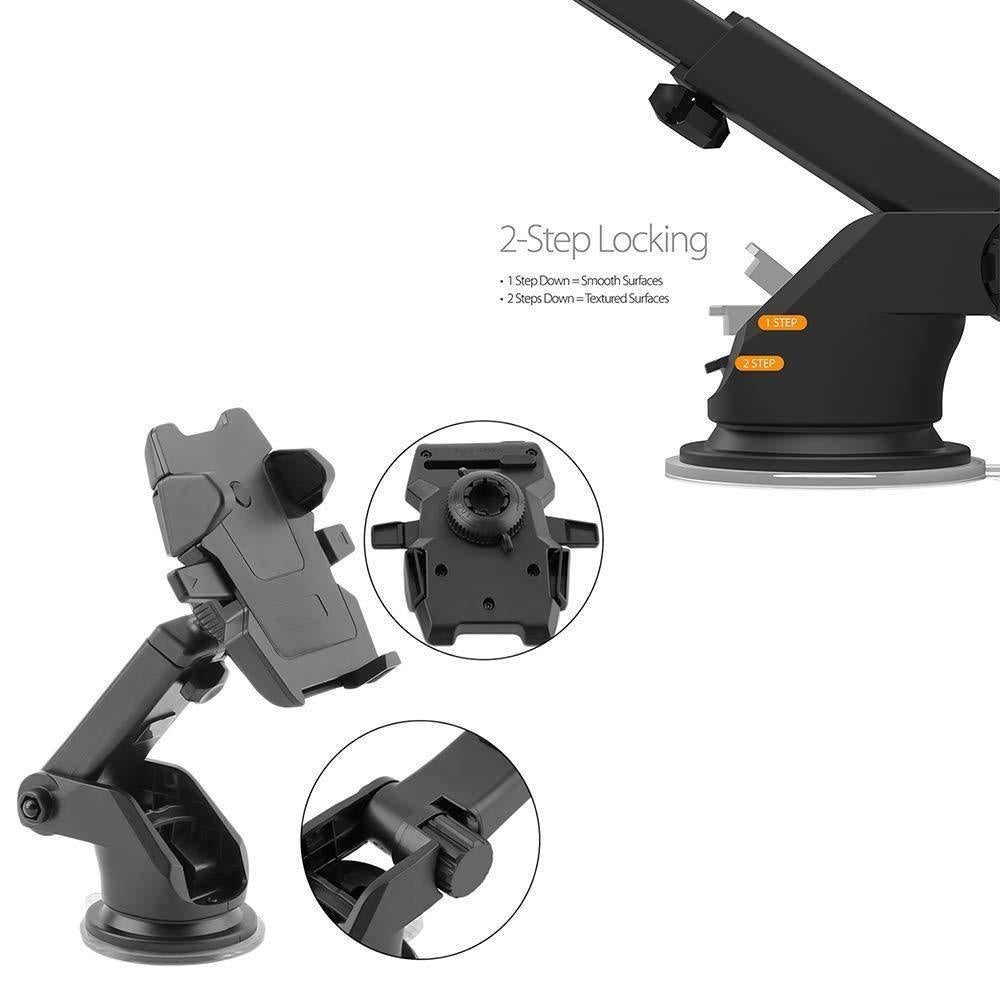 0283 Adjustable Car Mount (Multicolour) 