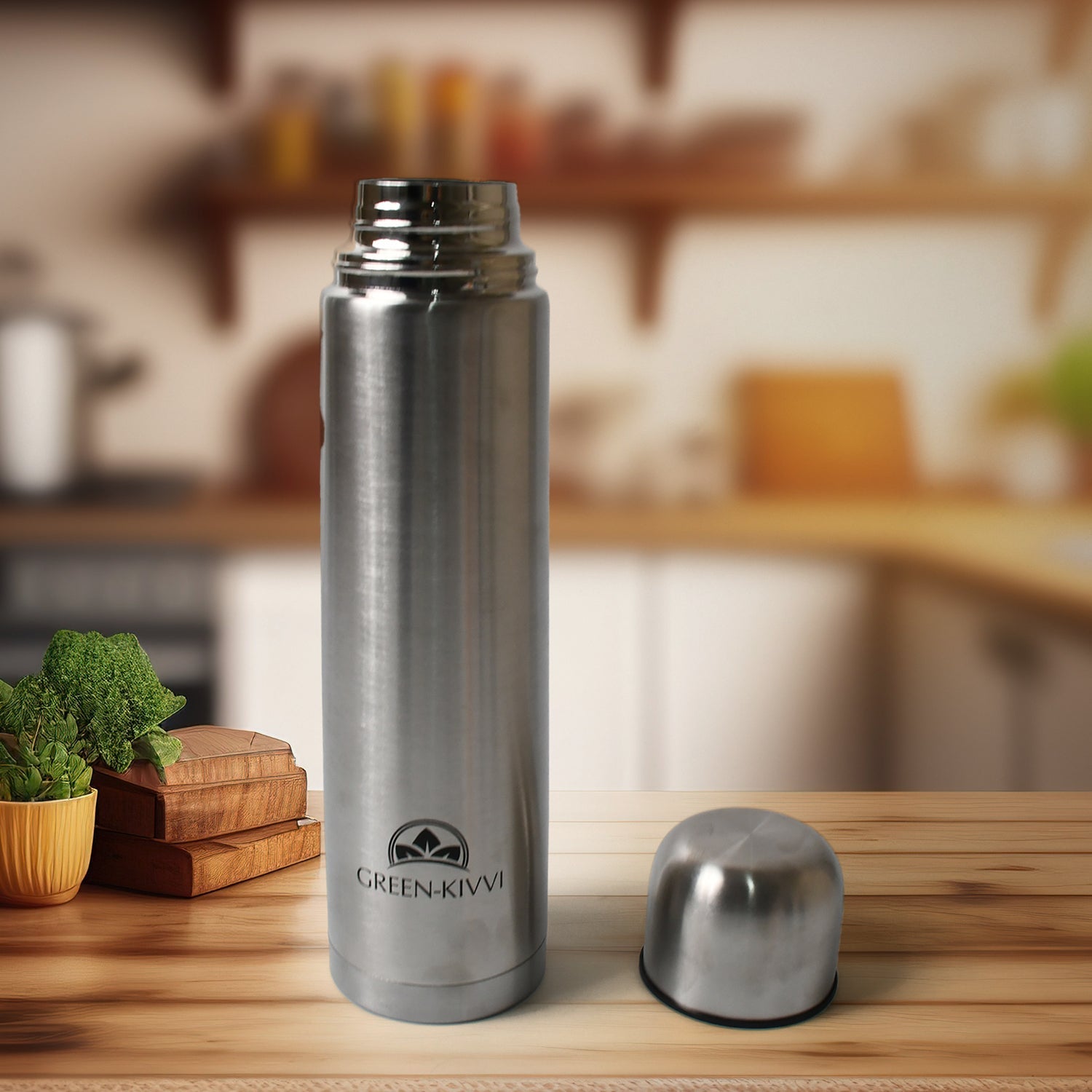 Vacuum Stainless Steel Double Wall Water Bottle, Fridge Water Bottle, Stainless Steel Water Bottle Leak Proof, Rust Proof, Cold & Hot Thermos steel Bottle| Leak Proof | Office Bottle | Gym | Home | Kitchen | Hiking | Trekking | Travel Bottle (500 ML)