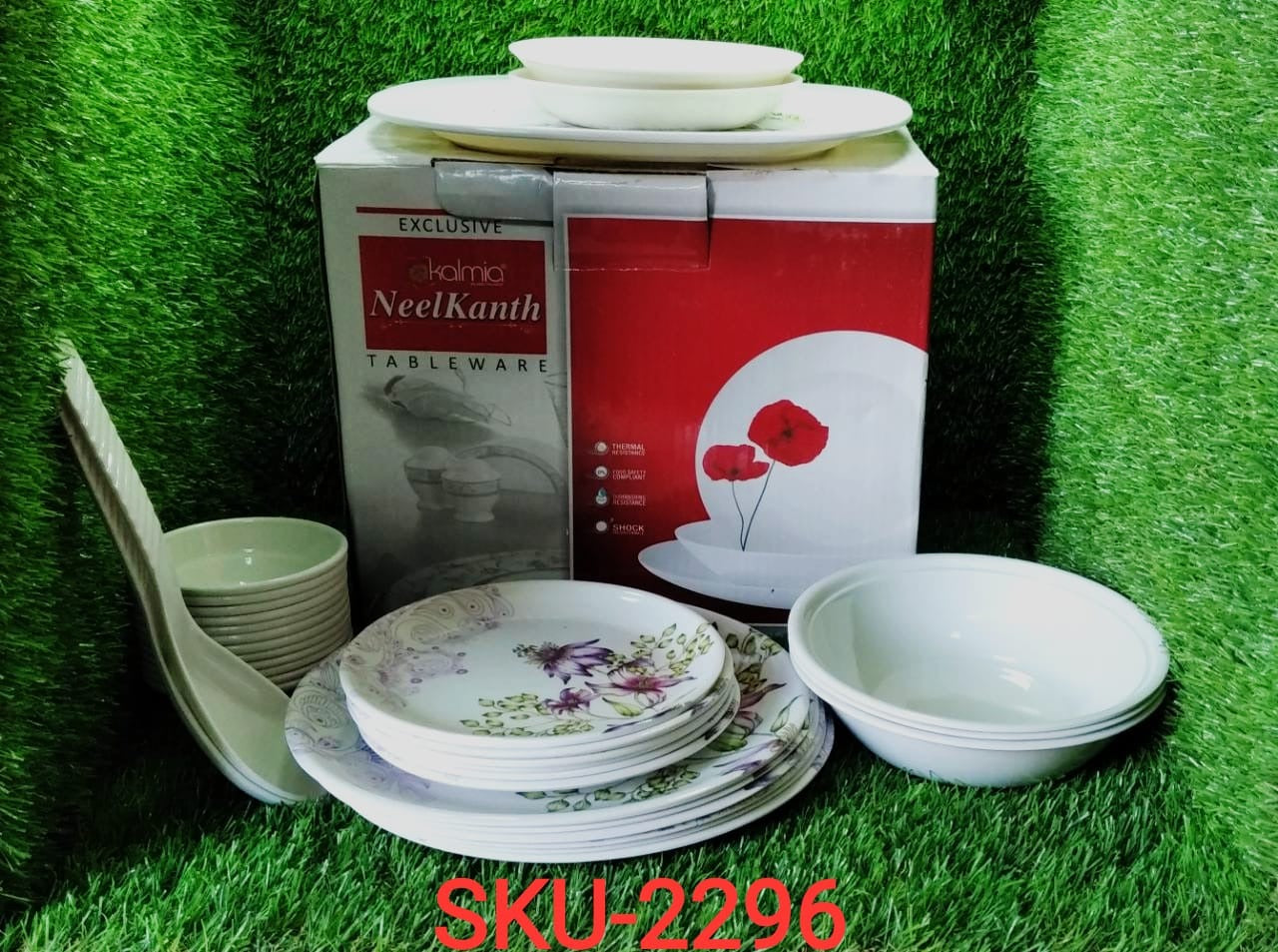 2296 Premium Tableware 32 Pc For Serving Food Stuffs And Items. 