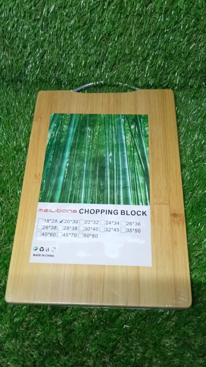 2920 Wooden Chopping / Cutting Board with Anti Skid Mat 