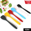 Multipurpose Silicone Spoon, Silicone Basting Spoon Non-Stick Kitchen Utensils Household Gadgets Heat-Resistant Non Stick Spoons Kitchen Cookware Items For Cooking and Baking (6 Pcs Set)